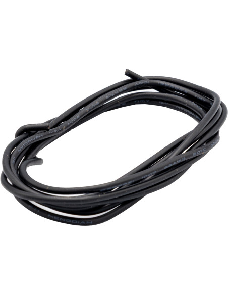 Cable De Conexión Rígido 22AWG 1m. Negro
