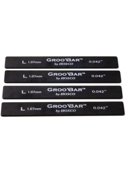 Set 4 Topes Groobar™ para Ranurado de Cejuelas Hosco