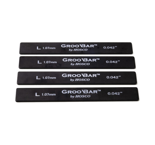 Set de 4 Protections Groobar™ pour Rainurage de Sillets de Tête Hosco