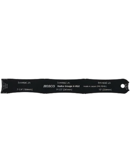 Fingerboard Radius Gauge Hosco H-RG2 | Maderas Barber