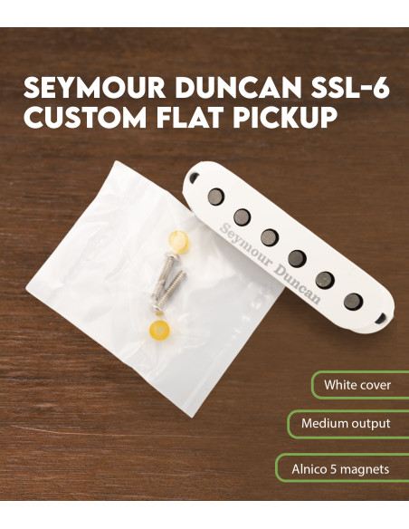 Seymour Duncan SSL-6 Custom Flat Pickup | Maderas Barber
