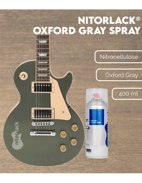 Laque Nitrocellulosique Nitorlack® Oxford Gray Spray | Maderas Barber