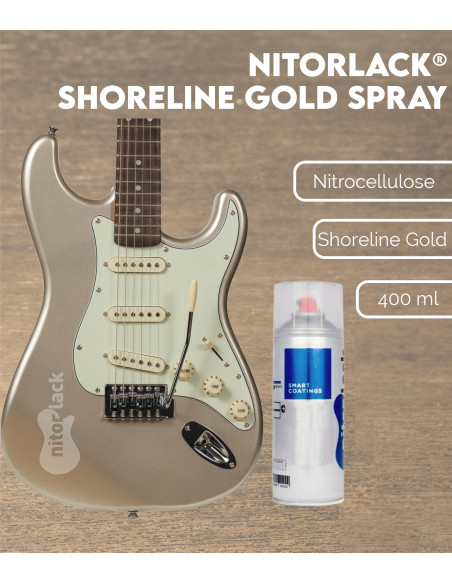 Nitorlack® Shoreline Gold Nitrocellulose Lacquer Spray | Maderas Barber