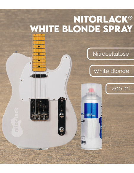 Laque Nitrocellulosique Nitorlack® White Blonde Spray | Maderas Barber
