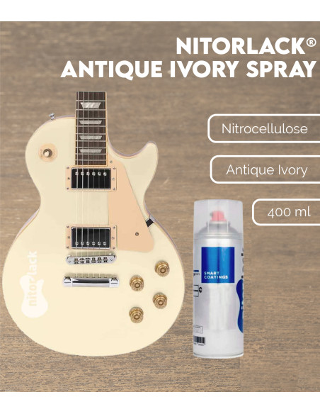 Nitorlack® Antique Ivory Nitrocellulose Lacquer Spray | Maderas Barber