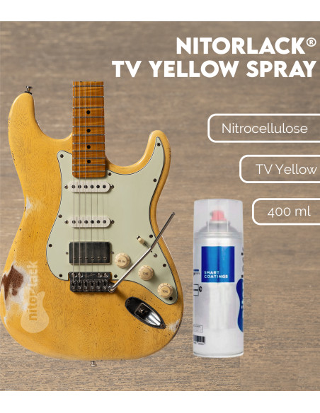 Laca Nitrocelulosa Nitorlack® TV Yellow Spray | Maderas Barber