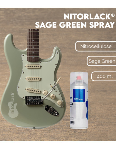 Nitorlack® Sage Green Nitrocellulose Lacquer Spray | Maderas Barber