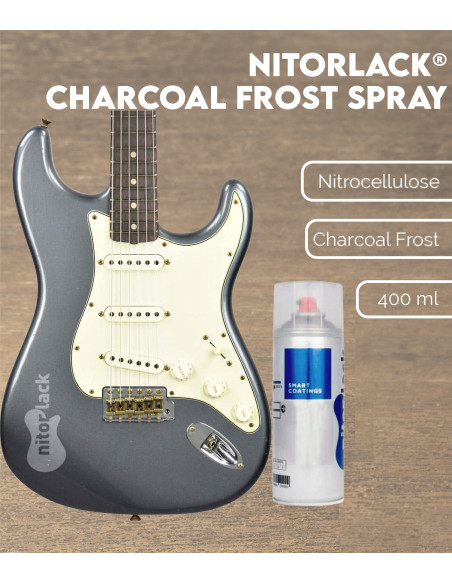 Laca Nitrocelulosa Nitorlack® Charcoal Frost Spray | Maderas Barber