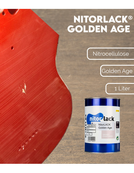 Laca Nitrocelulosa Nitorlack® Golden Age 1l. | Maderas Barber