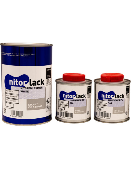 Imprimación Poliuretano Nitorlack® Blanca 1l.