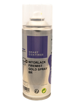 Nitorlack® Firemist Gold Nitrocellulose Lacquer Spray