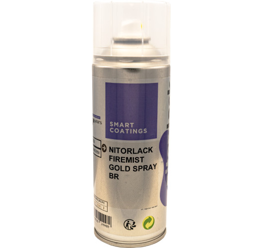 Nitorlack® Firemist Gold Nitrocellulose Lacquer Spray