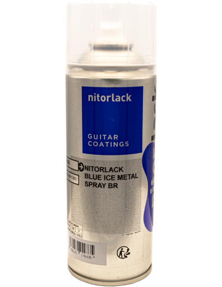 Laque Nitrocellulosique Nitorlack® Ice Blue Metallic Spray