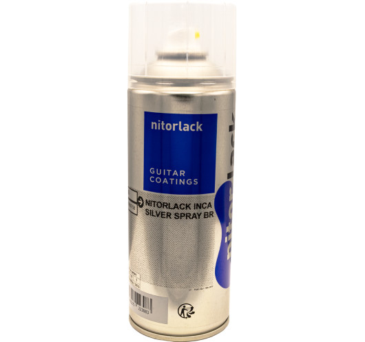 Nitorlack® Inca Silver Nitrocellulose Lacquer Spray