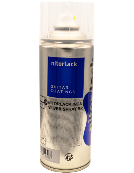 Nitorlack® Inca Silver Nitrocellulose Lacquer Spray
