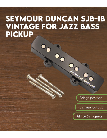 Características Pastilla Seymour Duncan Sjb-1b Vintage Jazz Bass