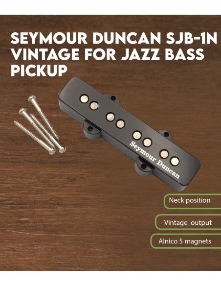 Características Pastilla Seymour Duncan Sjb-1n Vintage Jazz Bass