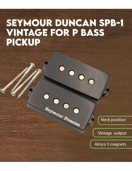 Características Pastilla Seymour Duncan Spb-1 Vintage Precision Bass