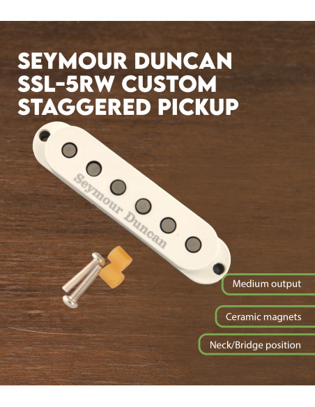 Seymour Duncan Ssl-5rw Custom Staggered Pickup