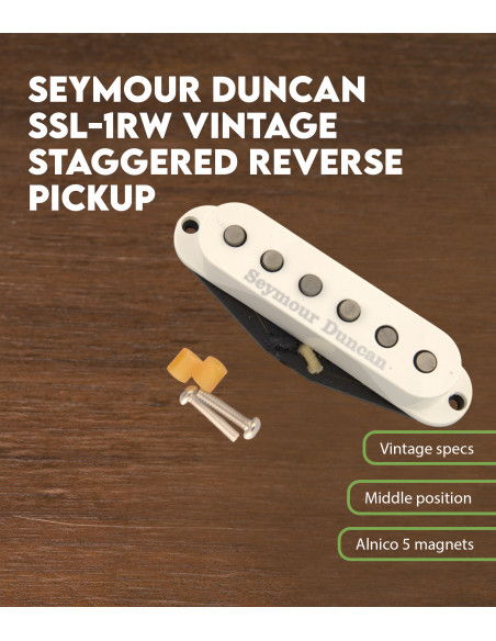 Seymour Duncan Ssl-1rw Vintage Staggered Reverse Pickup