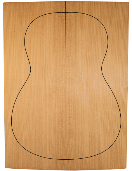 Tapa de Abeto Europeo Torrefactada 2ª Guitarra Clásica | Maderas Barber