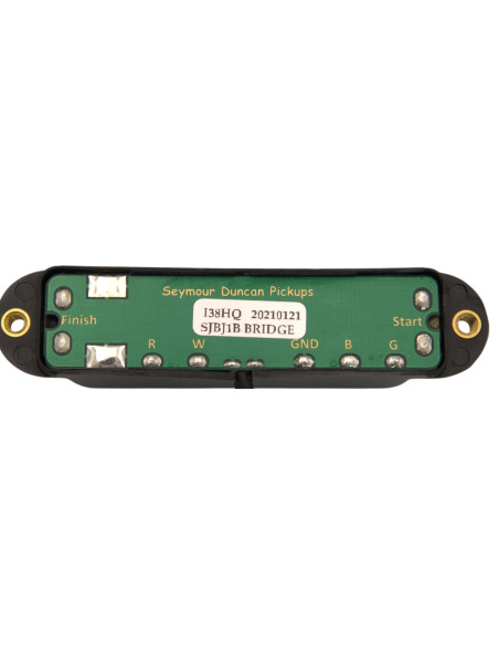Pastilla Seymour Duncan Sjbj-1b Jb Jr. Negra | Maderas Barber