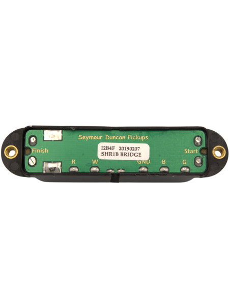 Micro Seymour Duncan Shr-1b Hot Rails. Noir