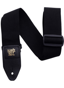 Correa Ernie Ball Negra Polipropileno