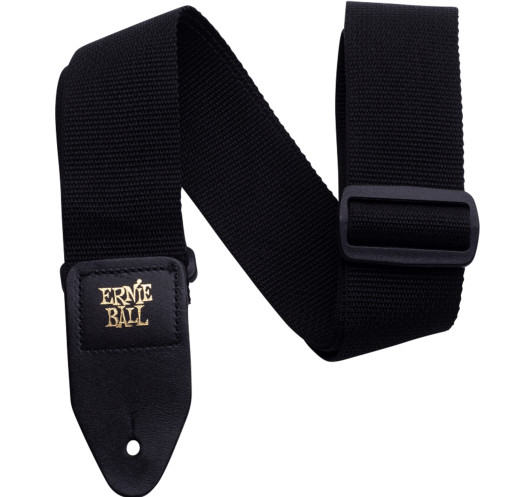 Ernie Ball Polyprop Black Strap | Strap guitar