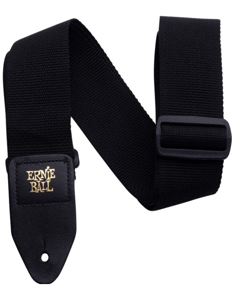 Correa Ernie Ball Negra Polipropileno