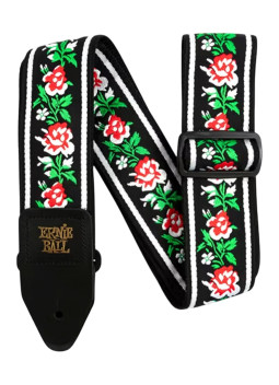 Ernie Ball Winter Rose Jacquard Strap | Enrie Ball Straps