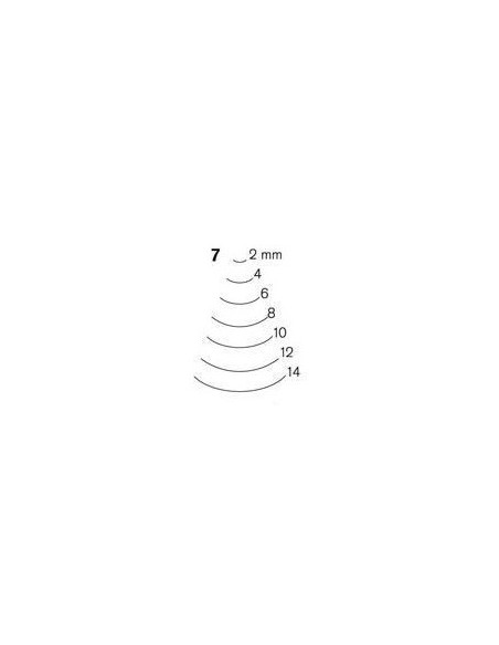 Pfeil Half-Round Gouge 7/10 | Maderas Barber