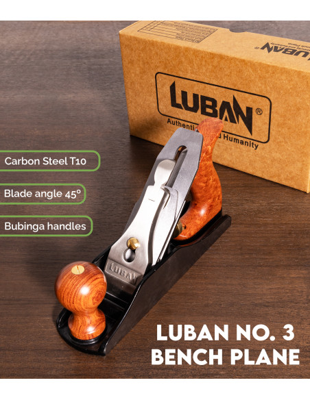 Cepillo de Banco Luban Nº 3 | Maderas Barber