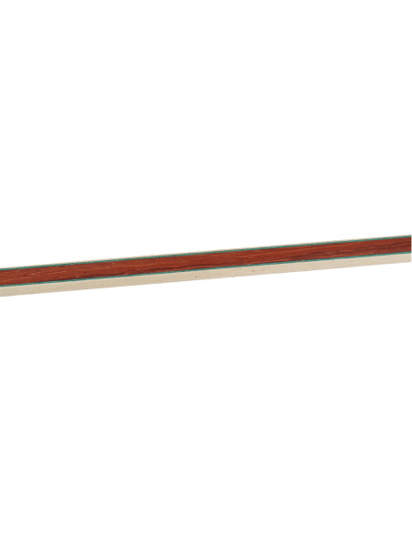 Bande Fond Blanc Vert - Padauk - Vert Blanc
