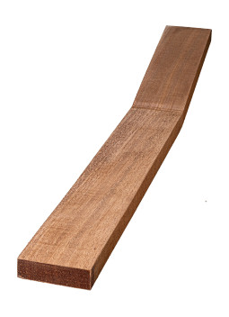 Clearance African Mahogany Neck 500+250x85x25 mm 15º Headstock Angle | Maderas Barber