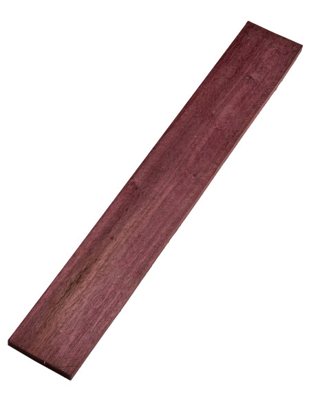 Clearance Purple Heart Fingerboard Guitar 470/530x75x9 mm. | Maderas Barber