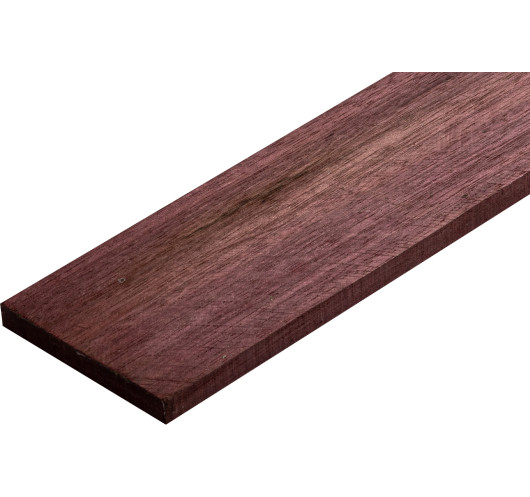 Clearance Purple Heart Fingerboard Guitar 470/530x75x9 mm. | Maderas Barber