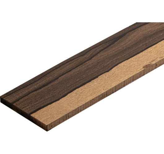 Diapasón Ziricote Liquidación 470/530x75x9 mm. | Maderas Barber