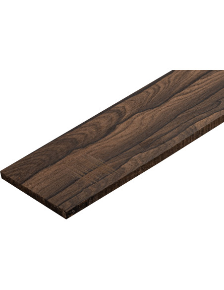 Clearance Ziricote Fingerboard 470/530x75x9 mm. | Maderas Barber