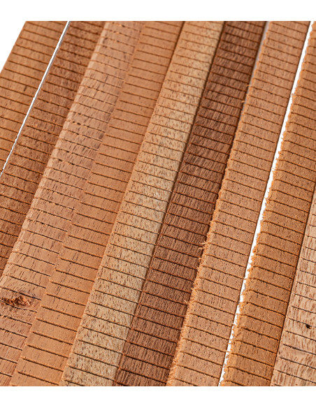 Set 10 Pieces African Mahogany F-10 Top/Back/Side Kerfed Lining Clearance | Maderas Barber