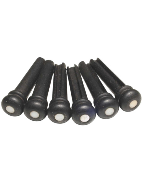 H-07 Ebony Acoustic Guitar Pins