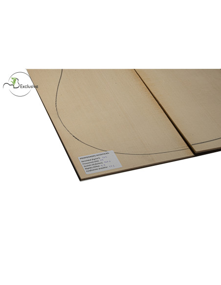 Table en Épicéa des Alpes Nº 000034 Guitare Acoustique MB Exclusive