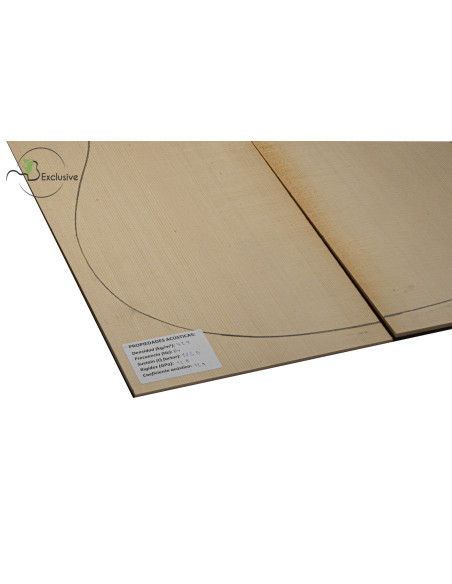 Table en Épicéa des Alpes Nº 000041 Guitare Acoustique MB Exclusive