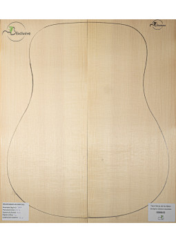 Table en Épicéa des Alpes Nº 000043 Guitare Acoustique MB Exclusive
