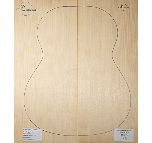 Alpine Spruce Classical Guitar Top MB Exclusive Nº 000073