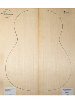 Table en Épicéa des Alpes Nº 000075 Guitare Classique MB Exclusive