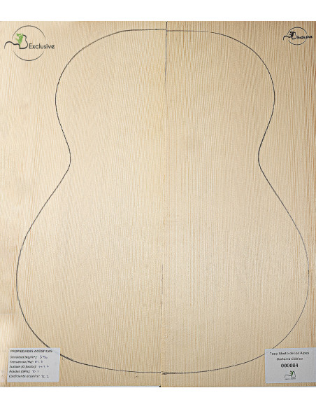 Alpine Spruce Classical Guitar Top MB Exclusive Nº 000084
