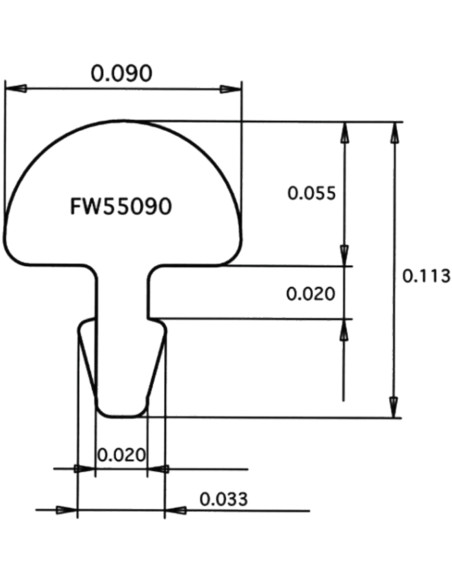 Jescar Stainless Steel Fret Wire Set 2,28mm  FS55090-S | Maderas Barber