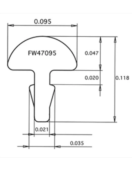 Jescar Stainless Steel Fret Wire Set 2,41mm FS47095-S | Maderas Barber
