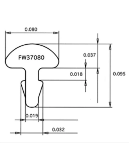 Jescar Fret Wire 2.03 mm Nickel Silver FW37080-NS Roll 450 g | Maderas Barber